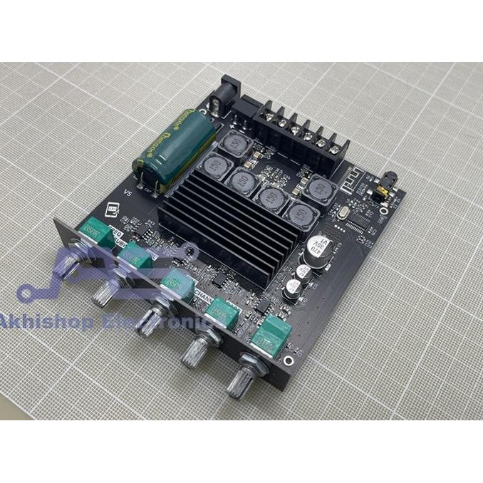 TERBARU - Original Wuzhi Audio ZK-MT21 ZK-TB21 Bluetooth Amplifier Module 2.1Ch