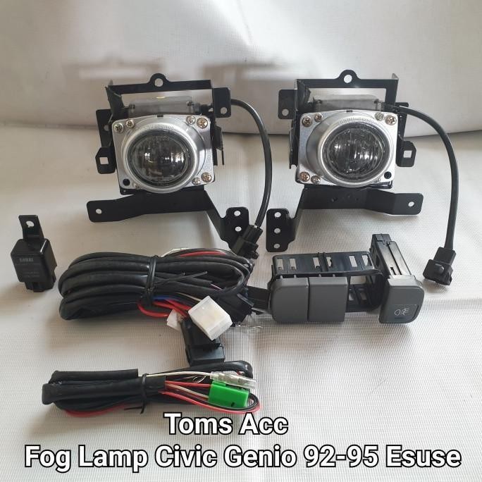 Fog Lamp Civic Genio 4D 1992 1995 Honda Foglamp Depo Lampu Kabut