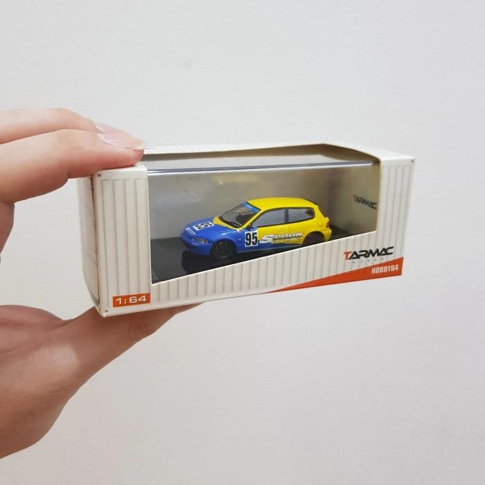 Diecast Tarmac 1/64 Honda Civic Eg6 Estilo Spoon 95 Very Rare Original Murah