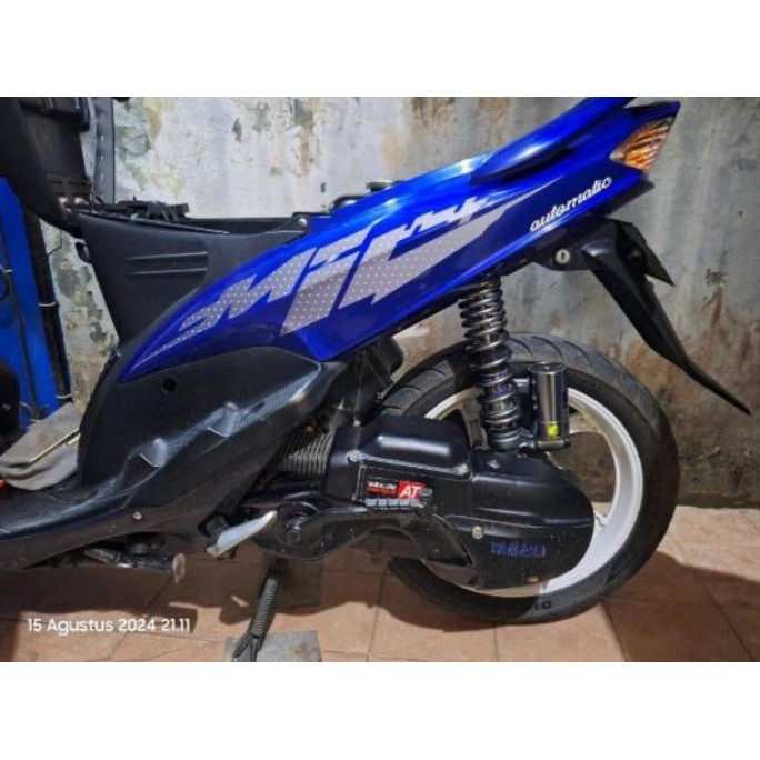 (Pnp) Stiker Mio Sporty Mio Smile Grafis Simple 4 - Stiker Decal Transparan Uv Mio Sporty Mio Smile 