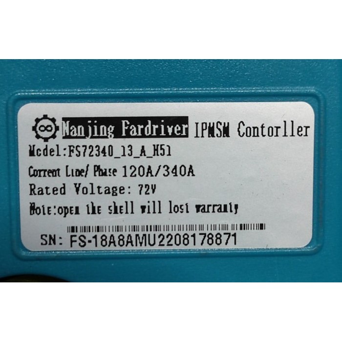 Terlaris Nanjing Fardriver Nd72300 Bldc Sepeda Motor Listrik Programmable