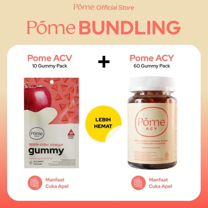 

Premium ! POME BUNDLING (Pome ACY 1 Botol + Pome ACV 1 Sachet) - Lebih Hemat!