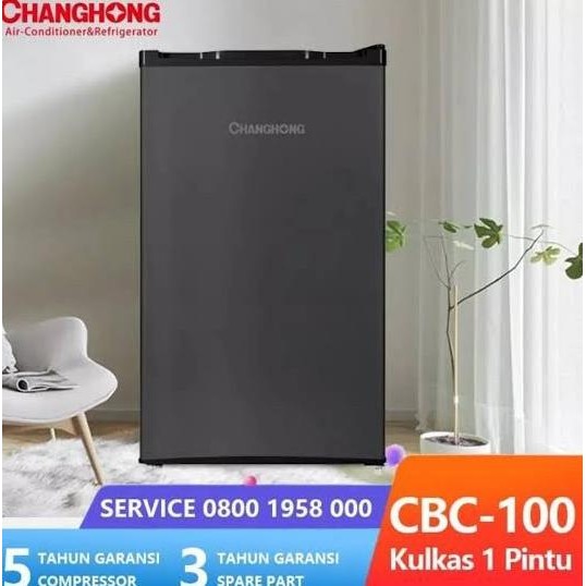 Dijamin Hemat | Changhong Kulkas Portable 100L Changhong Cbc 100 / Cbc100 Changhong / Kulkas 1 Pintu