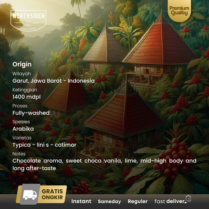 

Northsider Kopi Arabika Sunda Hejo Fully-Washed Coffee