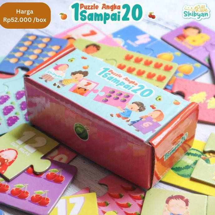 

Puzzle Angka 1 Sampai 20 - Mainan Edukasi Anak - Little Shibyan