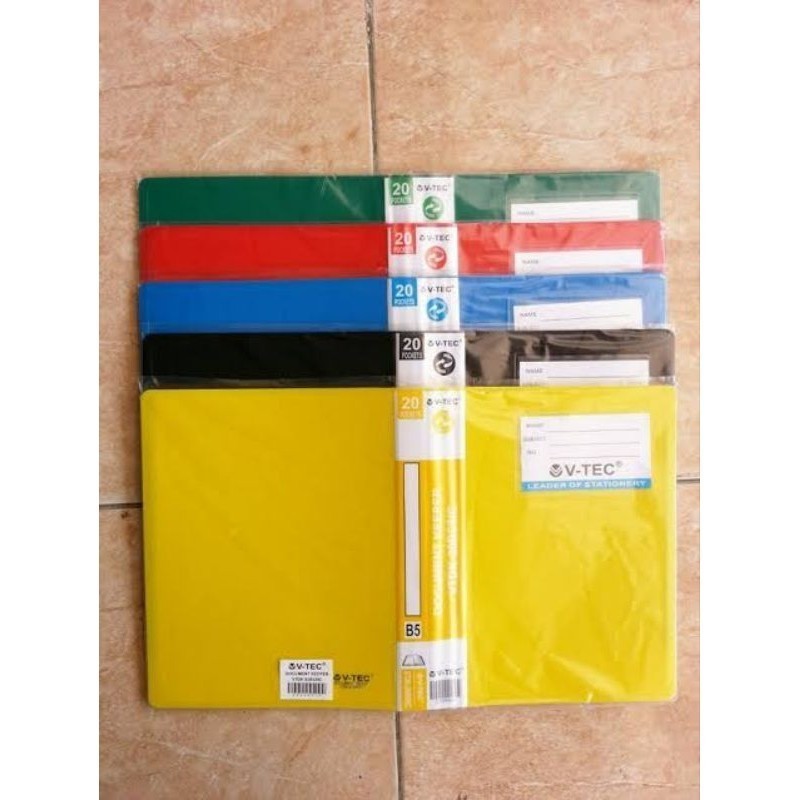 V-TEC DOCUMENT KEEPER / DISPLAY BOOK B5