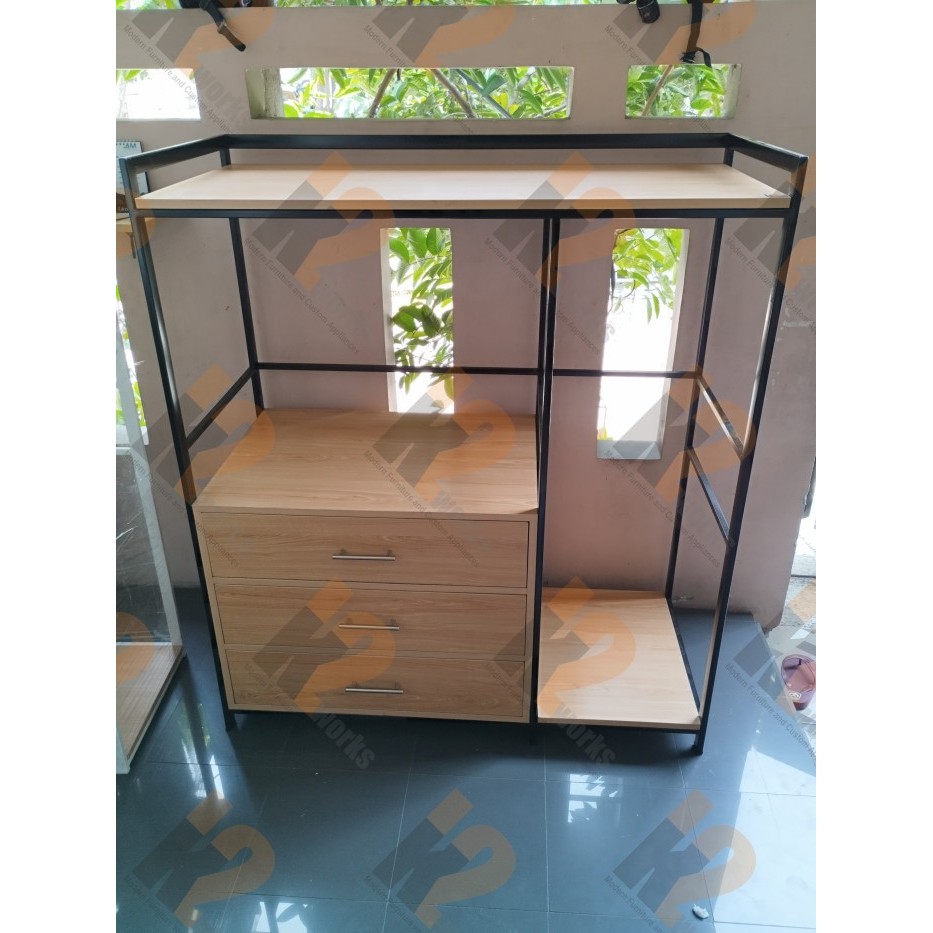 Rak Dapur Custom untuk Dispenser dan Microwave K085