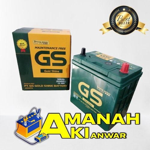 Aki Mobil Merk Gs Astra Ns40Zl / Aki Kering / Agya, Ayla, Calya, Sigra, Brio