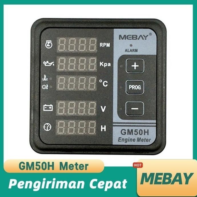 

MODULE MEBAY ENGINE METER DIGITAL GM50H UNTUK GENSET DAN MESIN POMPA