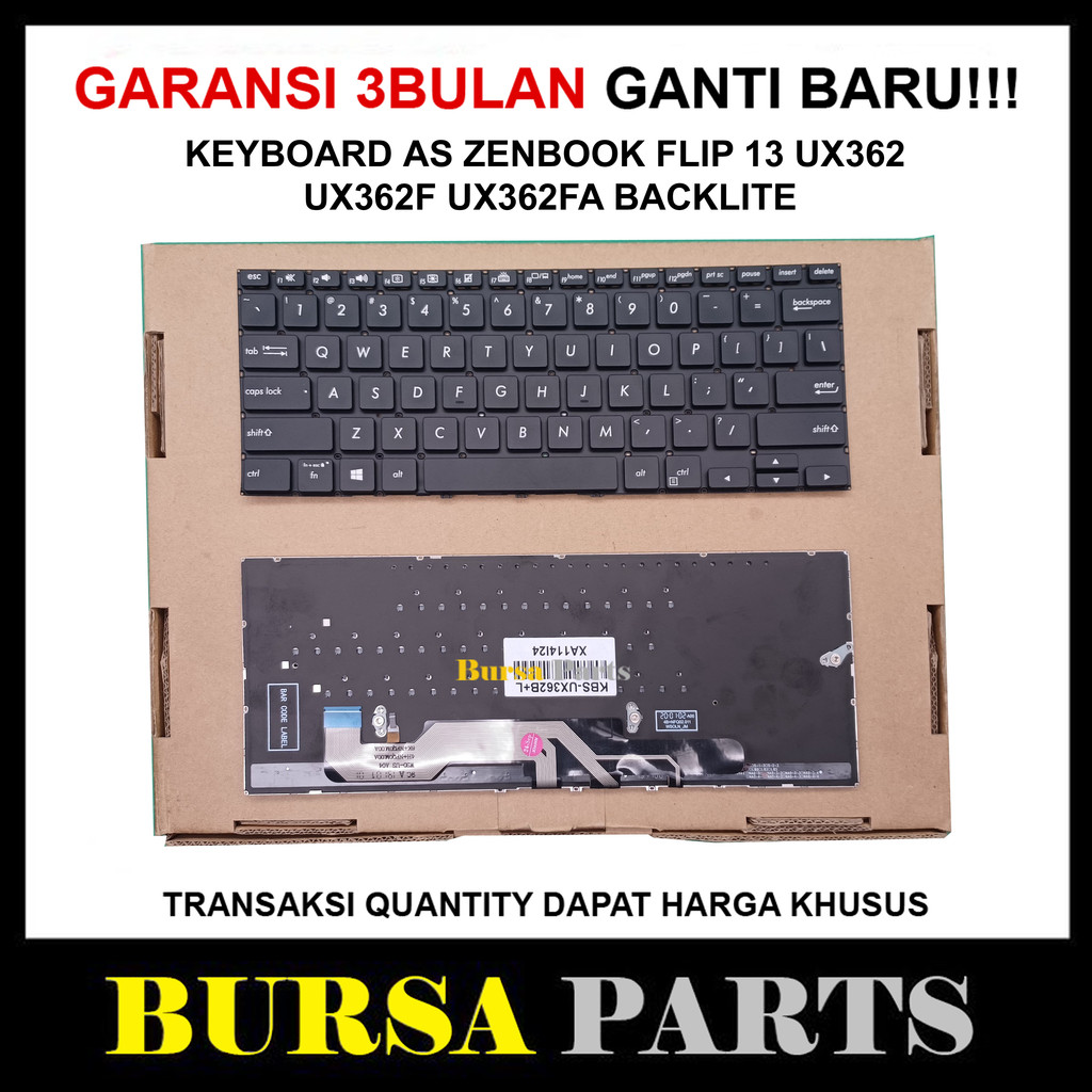 Keyboard AS Zenbook Flip 13 ux362 ux362f ux362fa Backlite