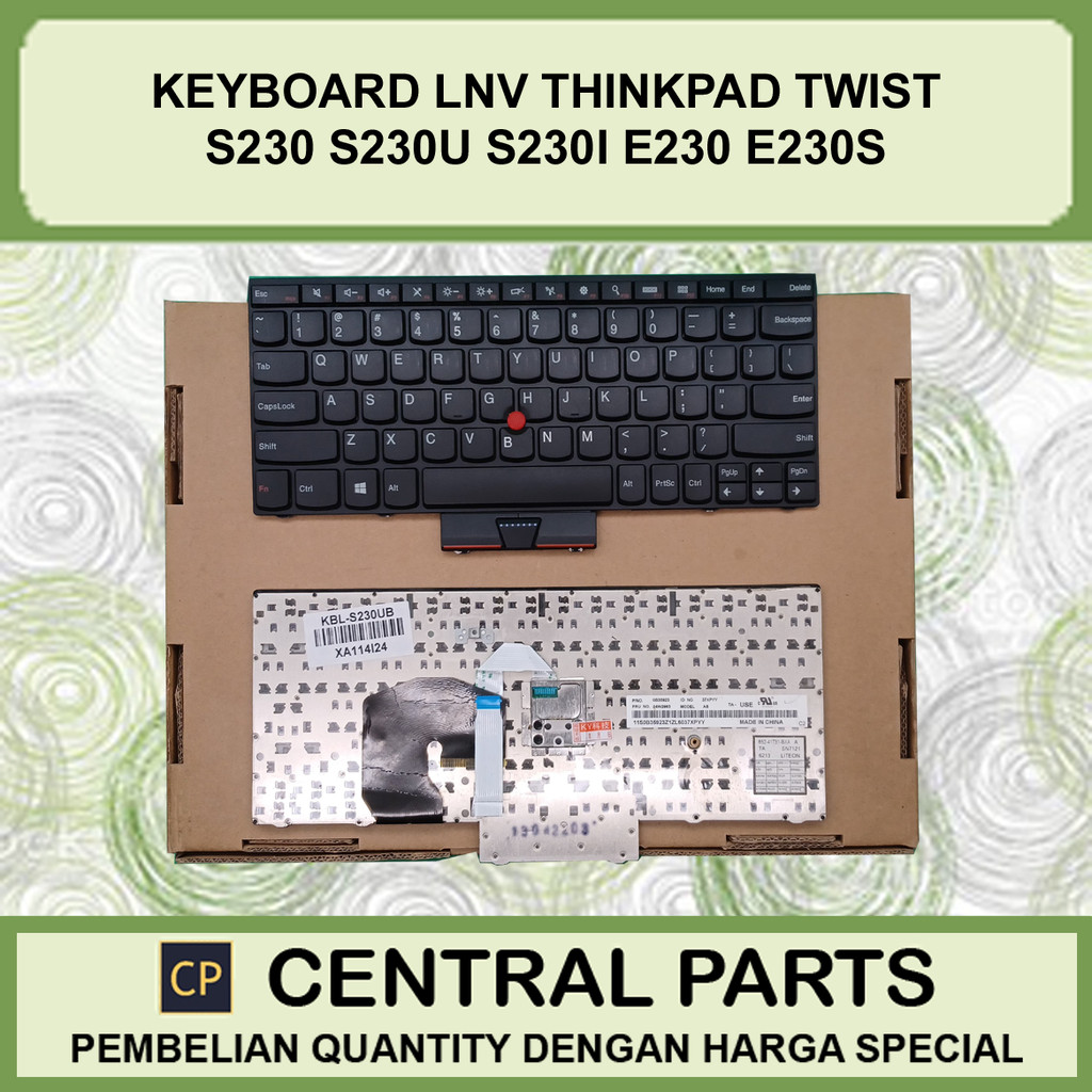 Keyboard LNV Thinkpad Twist s230 s230u s230i e230 e230s