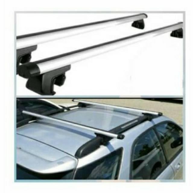 Roof Rack Fortuner Crosbar Jepit Pajero Sport Rush Terios Agya Ayla Calya Sigra Rack Roof