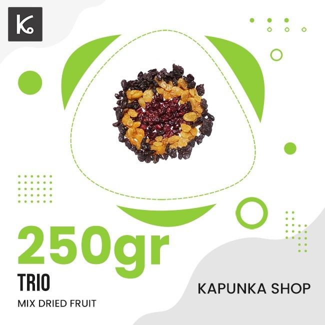 

Legend - Mixed Dried Fruit 250 Gr( Cranberry, Dark Raisin, Golden Raisin)