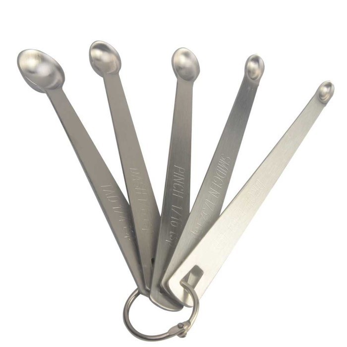 

Legend - Houseen Sendok Takar Teh Stainless Steel Measuring Spoon 5 Pcs - S301