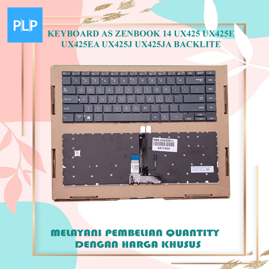 Keyboard AS Zenbook 14 ux425 ux425e ux425ea ux425j ux425ja Backlite