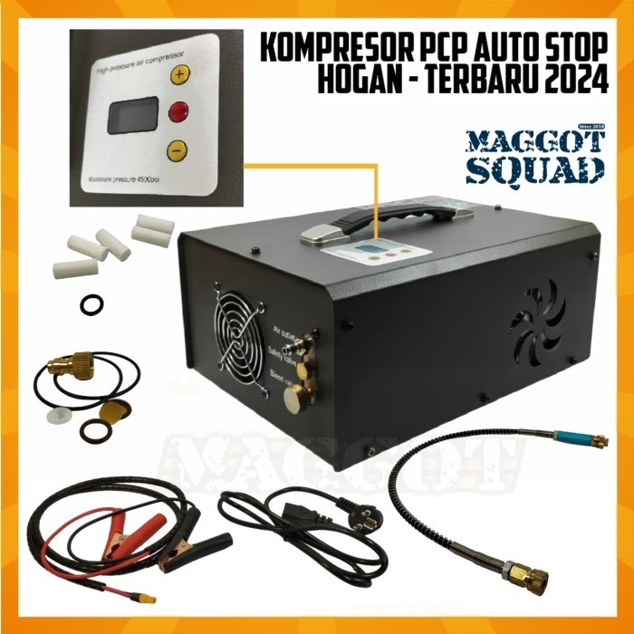 HARGA DISC - POMPA PCP KOMPRESOR LISTRIK HOGAN AUTO STOP SHUT OFF DIGITAL