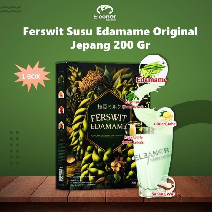 

FARM Ferswit Susu Edamame Susu Serbuk Rasa Edamame Jepang Original 200 Gr