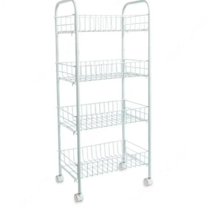 Ready Informa Rak 4 Susun Serbaguna Dengan Roda /Rak Dapur/Rak 4 Tier