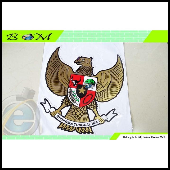 

HOT DEAL STIKER STICKER GAMBAR LAMBANG NEGARA BURUNG GARUDA BESAR GOLD !!!!!