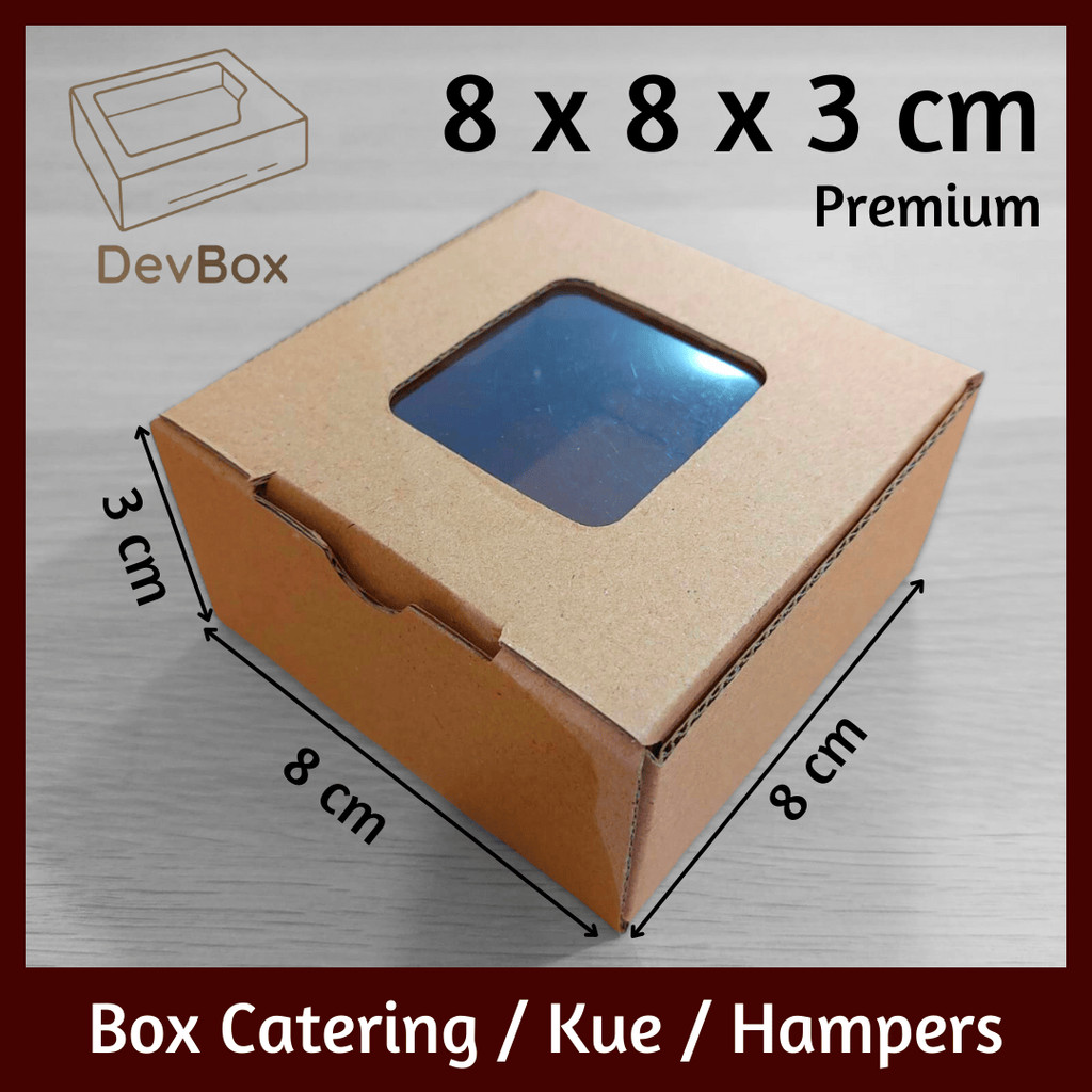 

Kardus Mika 8 x 8 x 3 cm | Kotak Makanan, Catering, Kue, Hampers, Hadiah | Model Pizza Tanpa Lakban