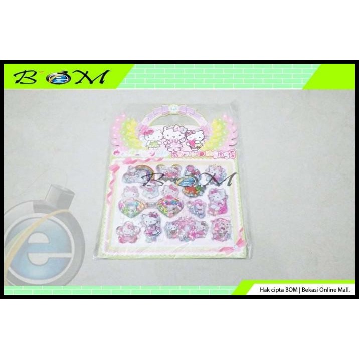 

DISKON STIKER STICKER TEMPELAN AIR BUBBLE WATER LUCU KARAKTER HELLO KITTY