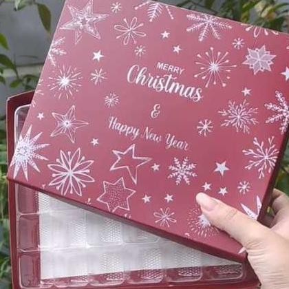 

CR - (10 SET) BOX PACKAGING NATAL TERBARU/HAMPERS NATAL/BOX KUE KERING/TEMPAT PENYIMPANAN KUE KERING/BOX HADIAH/KOTAK HADIAH NATAL TERLARIS