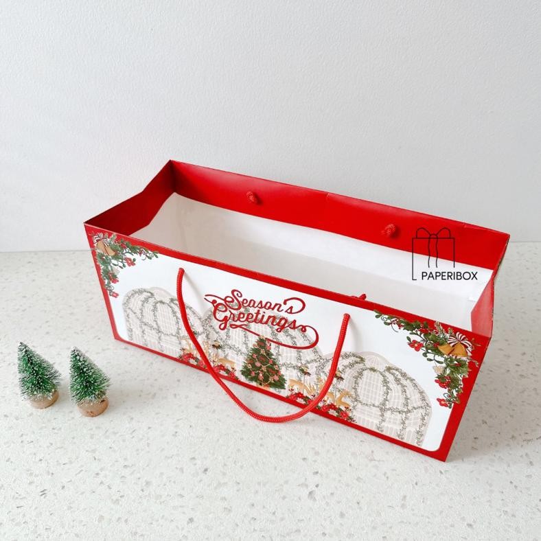 

CR - (Isi 5 PCS) Paperbag Jingle / Paperbag natal / Paperbag kue tema Natal TERLARIS