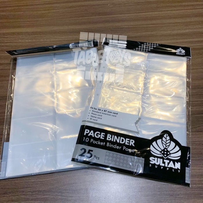 

Sultan Page Binder A4 10P (9 Pocket Isi 25) Clear