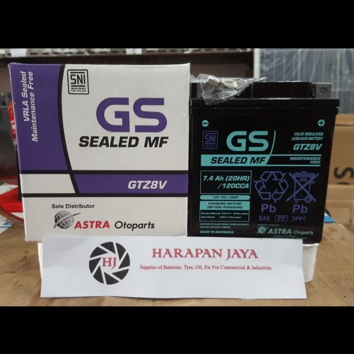 AKI MOTOR GS ASTRA MF GTZ8V (7.4AH) KERING