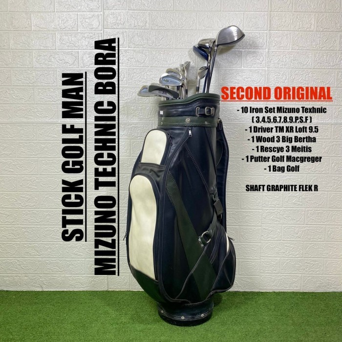 Set Stick Golf MIZUNO Golf Fullset+Bag Second Original - Stick Golf