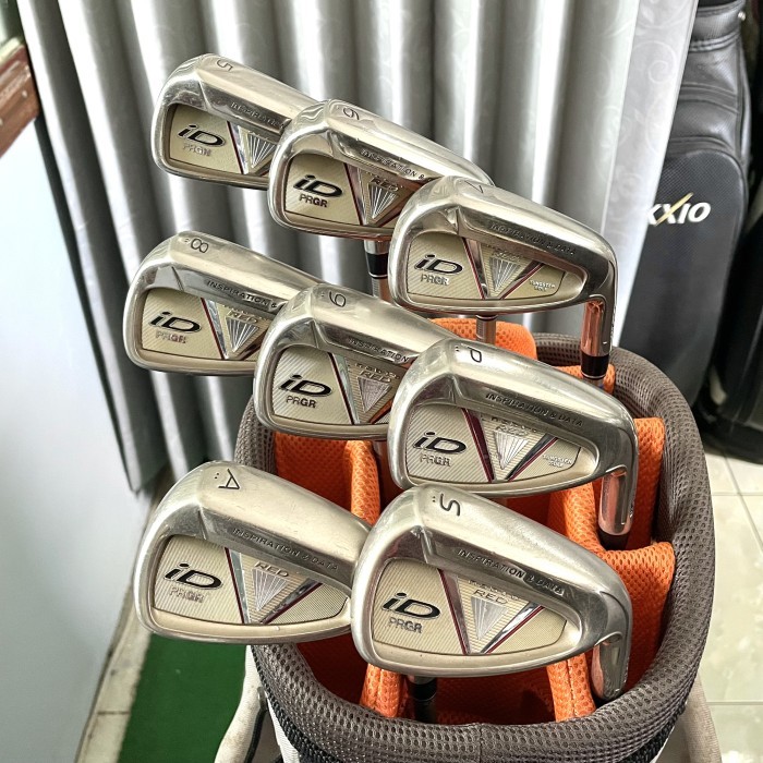 Stick Golf Iron Set PRGR iD Nabla Red