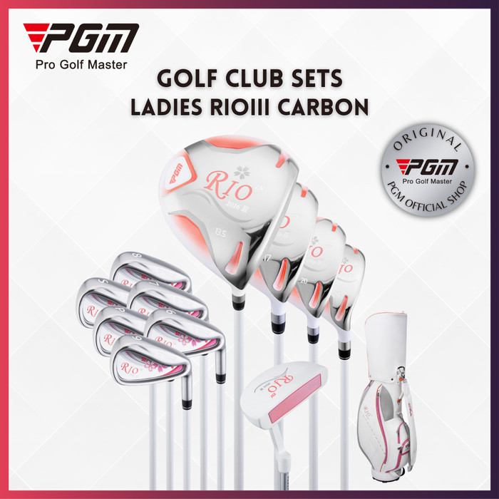 PGM Golf Stick Full Set Ladies RIO III Series Graphite Carbon 11 Set