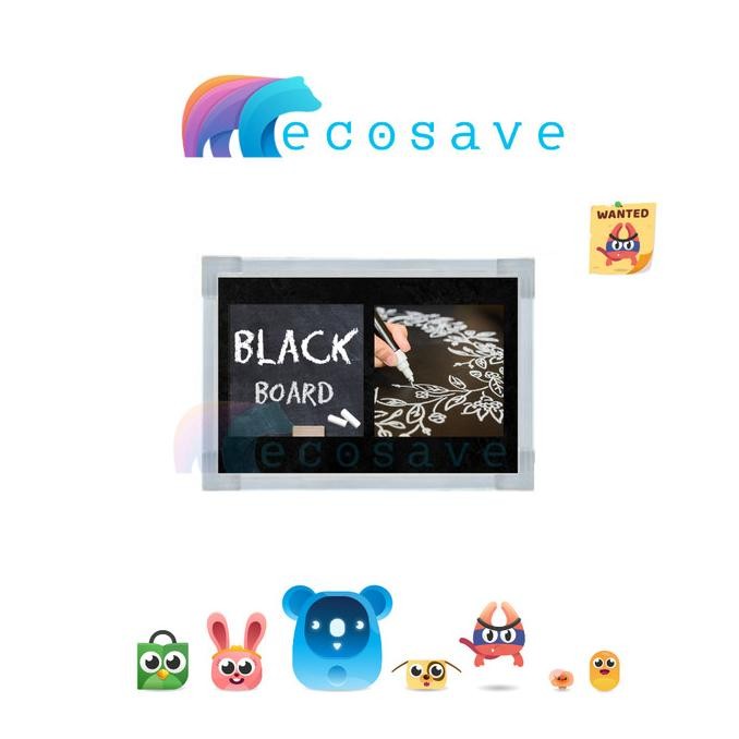 

BARU PAPAN TULIS HITAM SAKANA 20X30CM - PAPAN TULIS KAPUR 20X 30CM