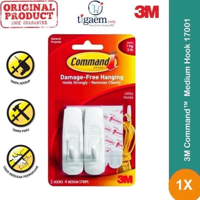 

BARU 3M COMMAND MEDIUM HOOK ISI 2