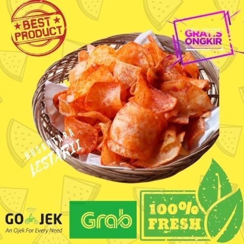 

Goofy - 500 Gram Keripik Singkong Padang / Keripik Singkong Cabe Balado