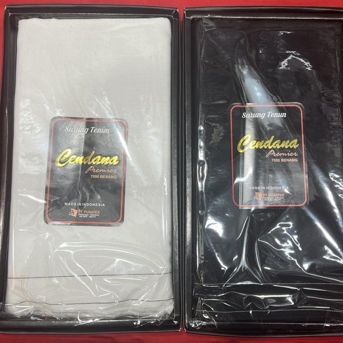 Sarung Tenung Dewasa Hitam Dan Putih Polos ( 100 % Original Cendana ) Kualitas Premium