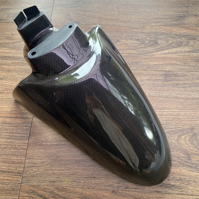 Spakbor depan scoopy fi 2013-2016 carbon kevlar asli