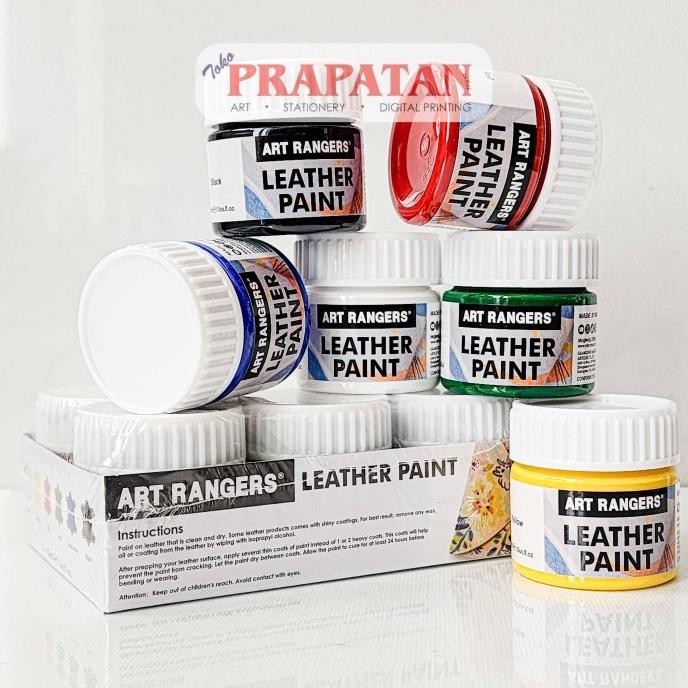 

BARU ART RANGERS ACRYLIC LEATHER PAINT 6X30ML PA44 | CAT BAHAN KULIT