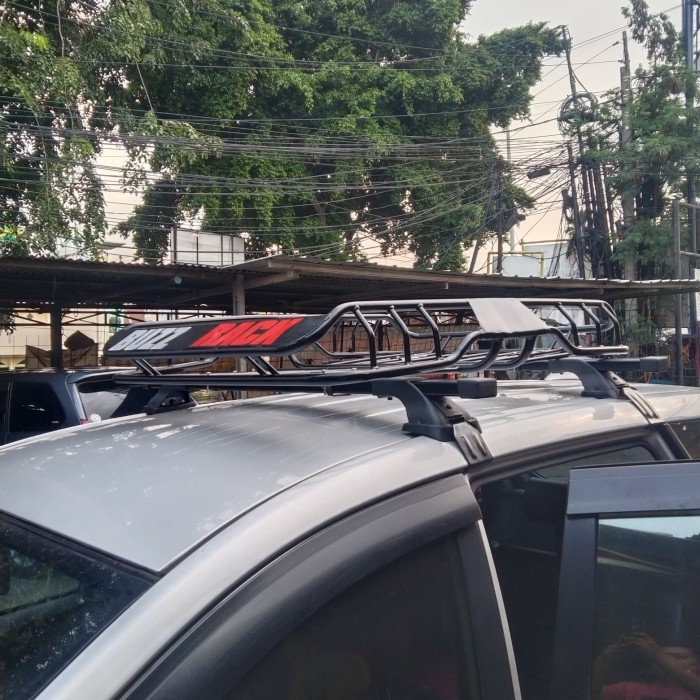 ROOF RACK BAGASI ATAS MOBIL MITSUBISHI XPANDER MEREK BUZZ RACK FULL