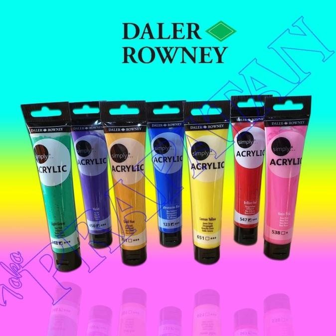 

BARU CAT AKRILIK SIMPLY ACRYLIC PAINT DALER ROWNEY 75 ML