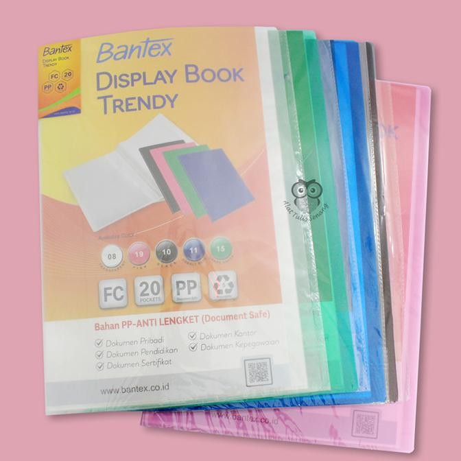 

BARU DISPLAY BOOK TRENDY BANTEX FOLIO 20 SHEET