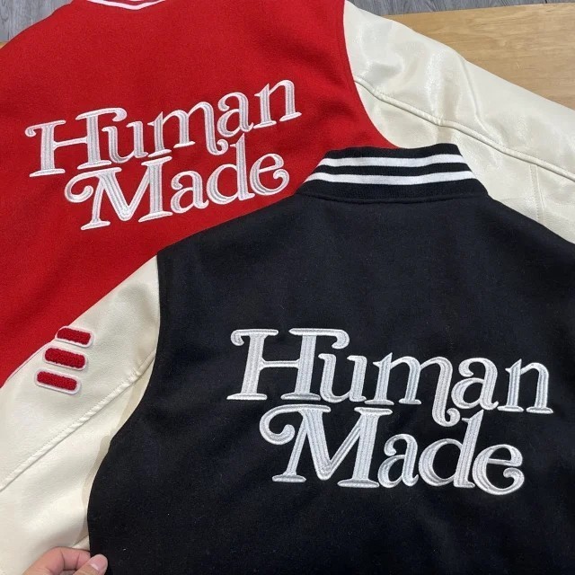 Human Made x Girl's Don't Cry FW20 Varsity Jacket