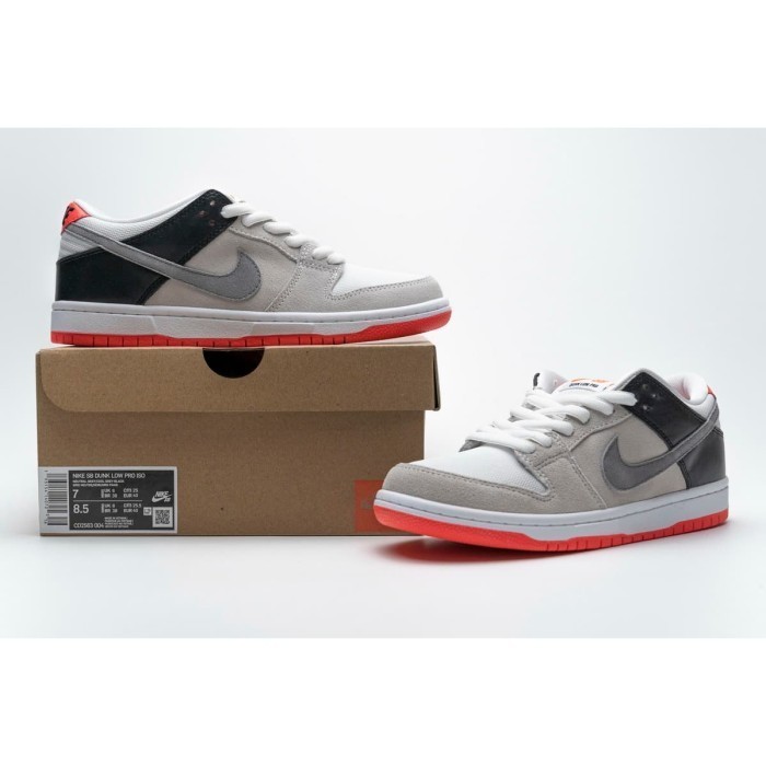 NK SB Dunk Low Infrared Orange Label - CD2563-004
