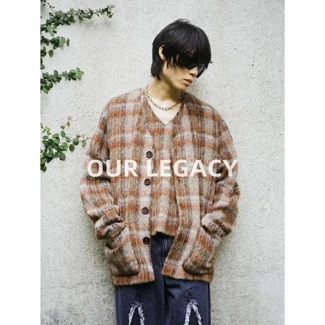 Our Legacy - Ament Check Mohair Cardigan