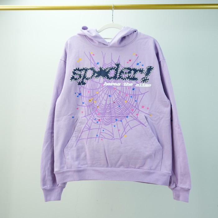 Sp5der Acai Hoodie - Purple