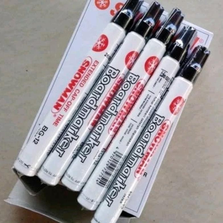 

Terlaris Spidol Snowman Whiteboard / White Board Marker Abg-12 / Abg12
