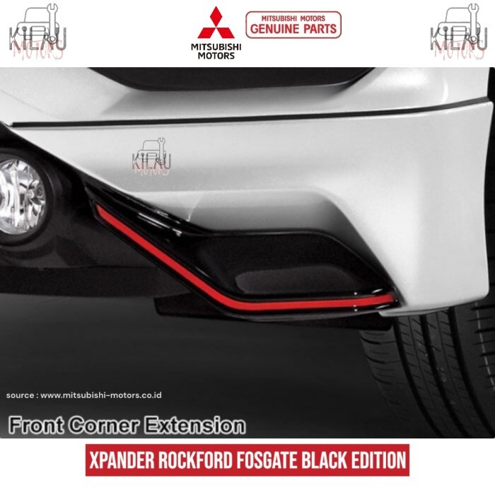 BODY KIT DEPAN AKSESORIS ORI XPANDER ROCKFORD FOSGATE BLACK EDITION