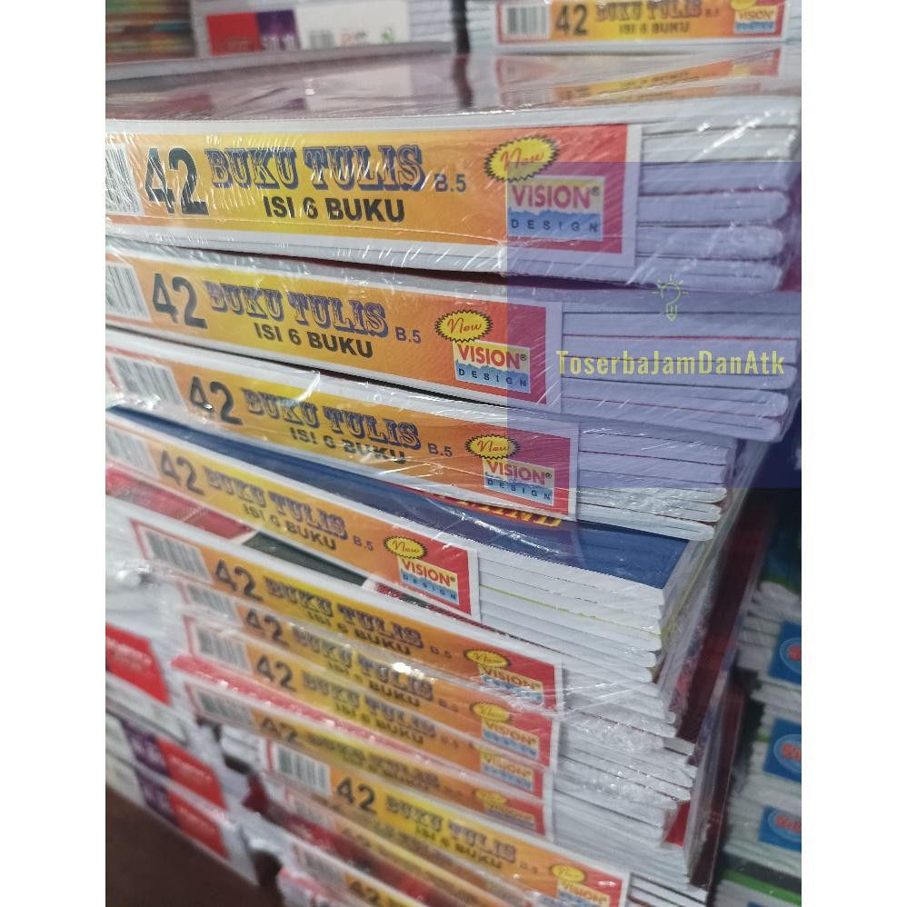 

Viral Buku Tulis Vision Sekolah / Buku 42 Lembar Isi 6 Buku / Buku Pelajar 1 Pack