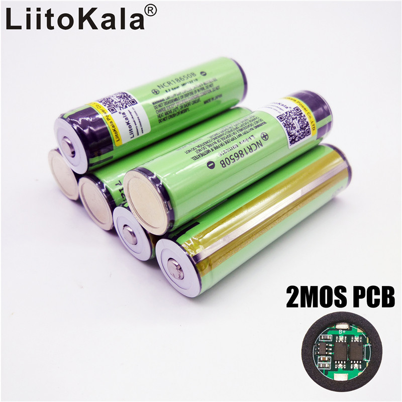 New protected Liitokala 18650 3400mAh battery NCR18650B