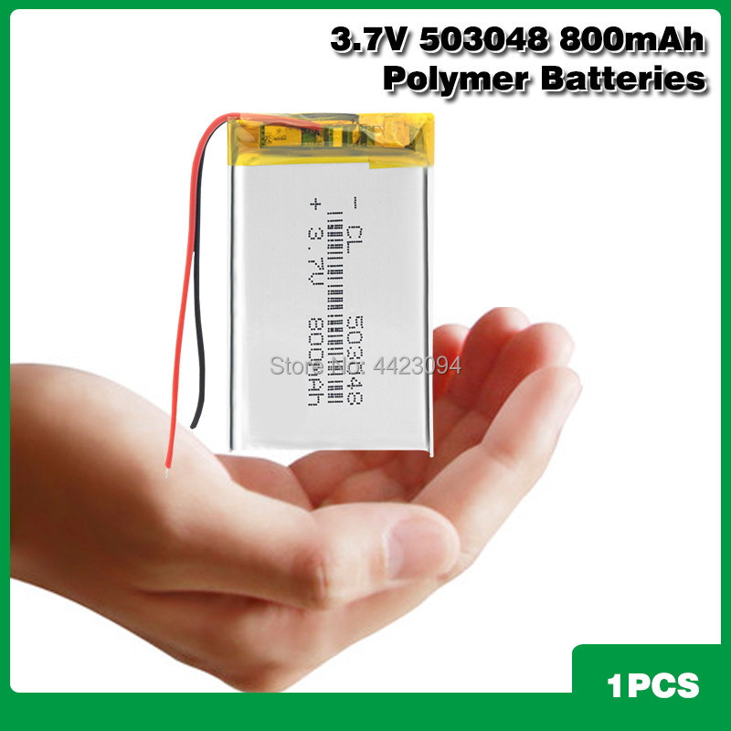 503048 800mah Lipo lls 3.7V Lithium Polymer Recharab